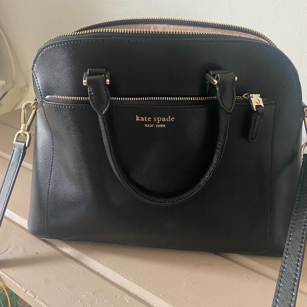 Black Kate Spade crossbody bag